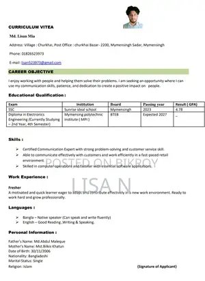 Customer Support and Sales Executive