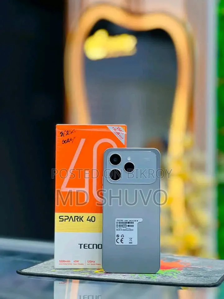 New Tecno Spark 40 256 GB Gray