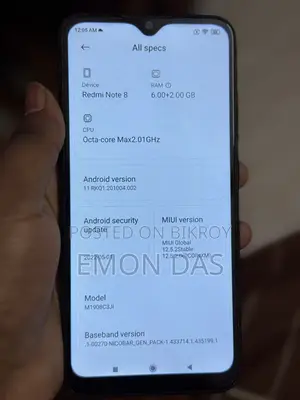 Xiaomi Redmi Note 8 128 GB Black