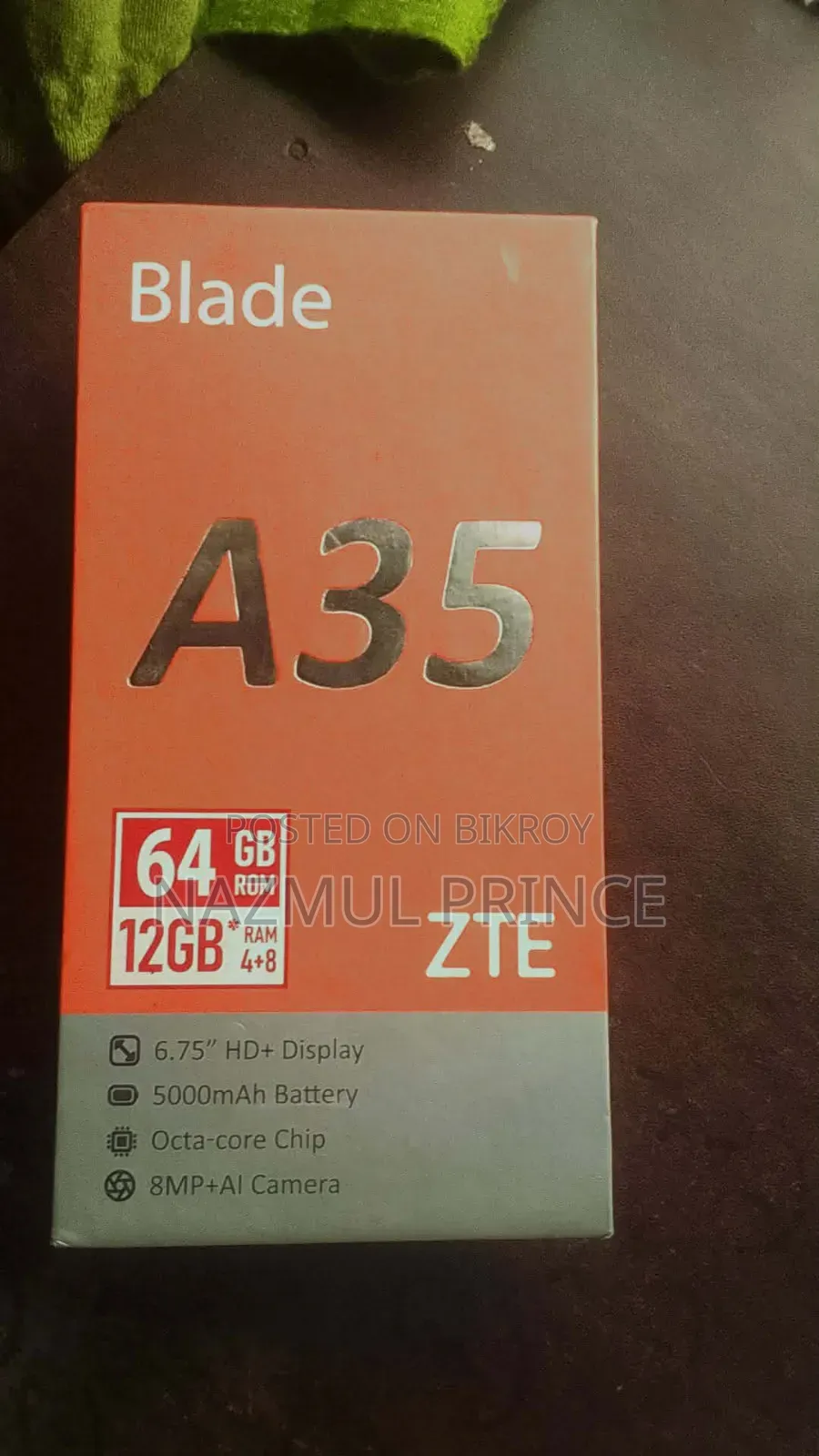 ZTE A35 12 GB Green
