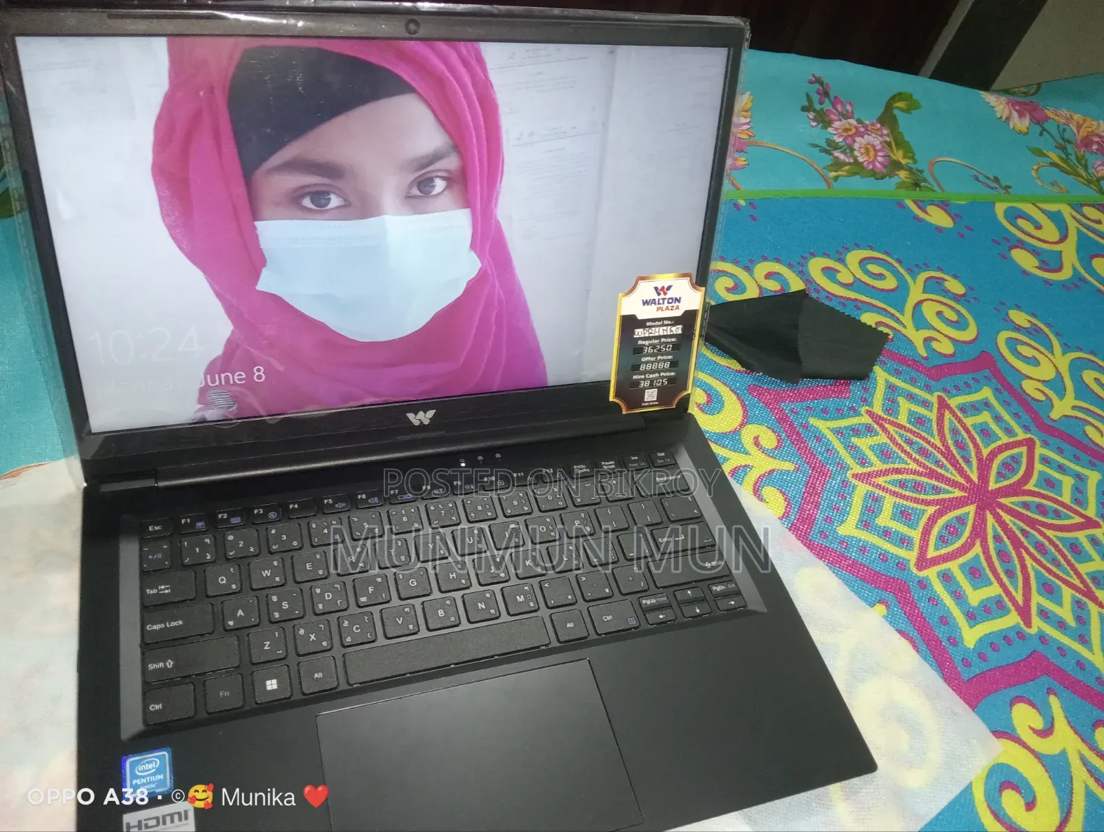 New Laptop Microsoft 8GB Intel Pentium HDD+SSD 256GB