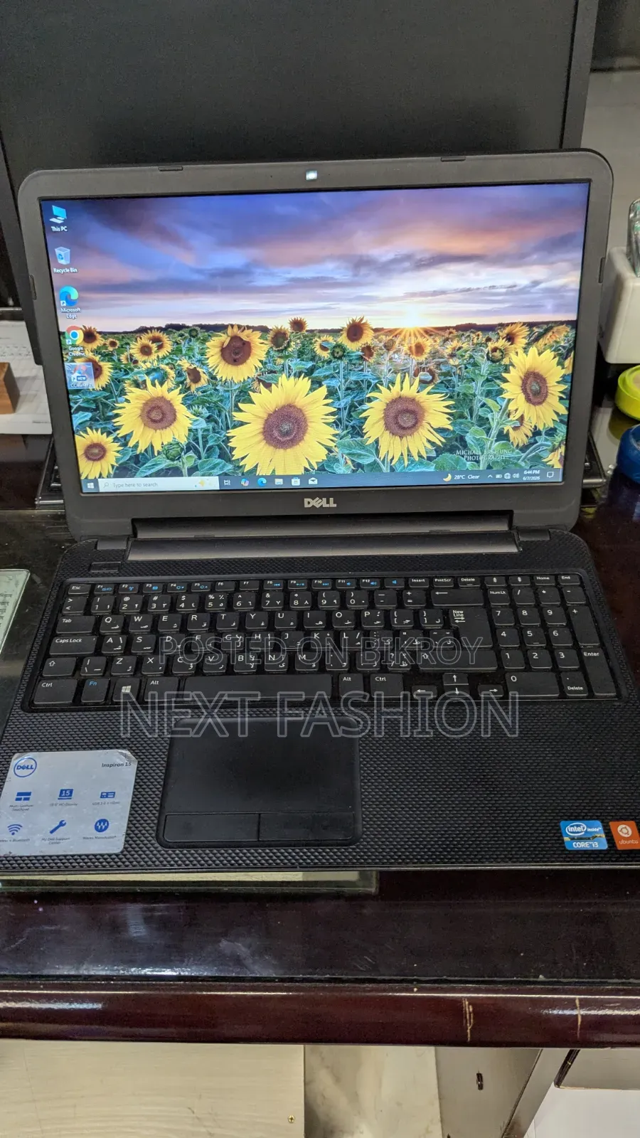 Laptop Dell Inspiron 15 4GB Intel Core i3 HDD 500GB
