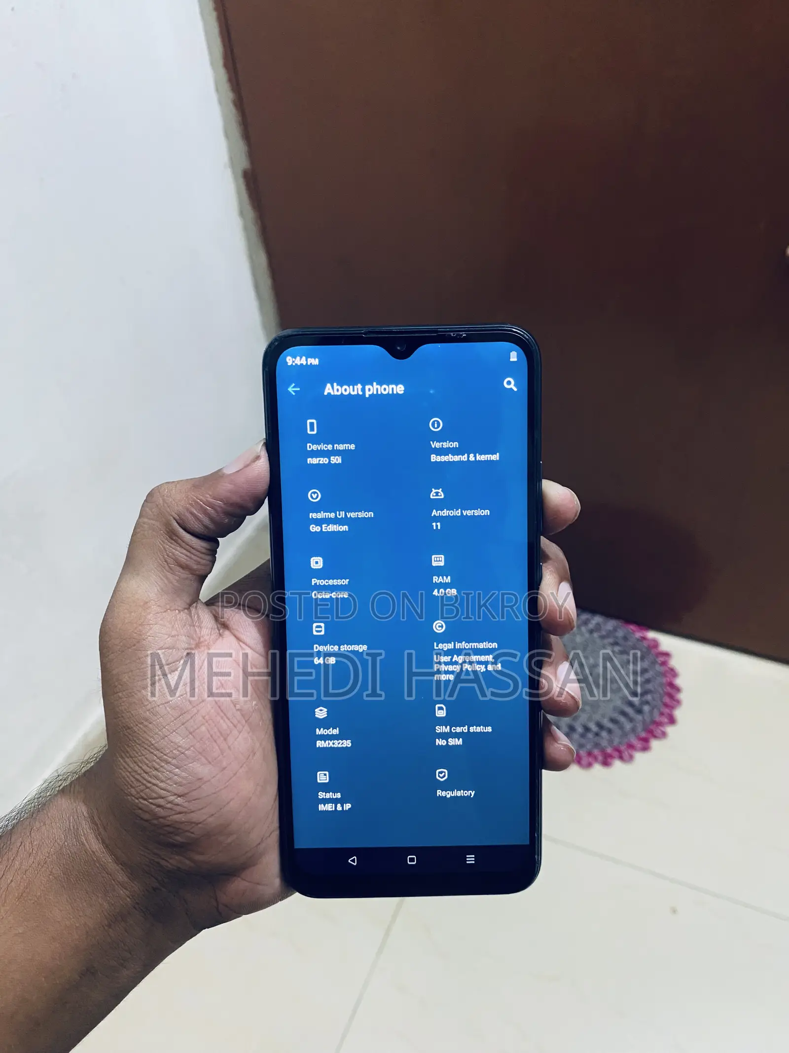 Realme Narzo 50i 64 GB Black