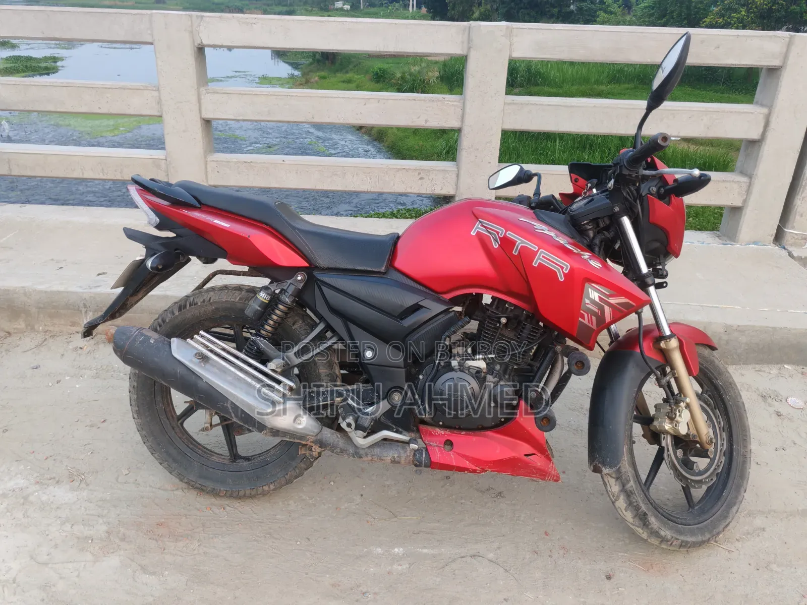TVS Apache RTR 160 2V 2018 Red