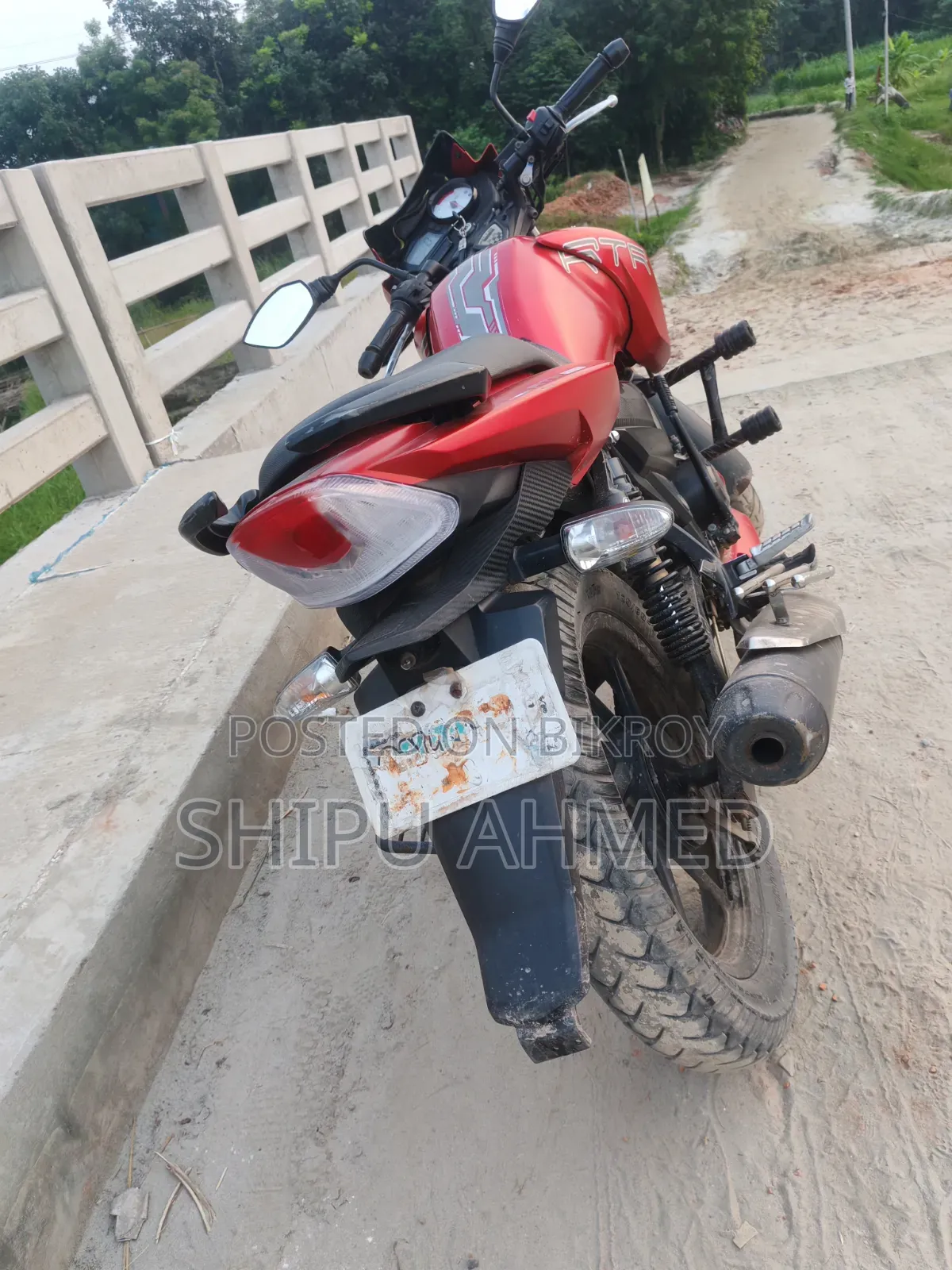 TVS Apache RTR 160 2V 2018 Red