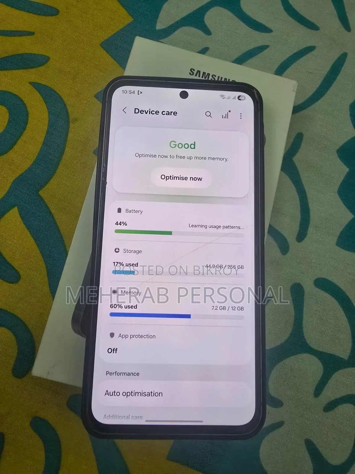 স্যামসাং গ্যালাক্সি A56 256 জিবি ব্ল্যাক