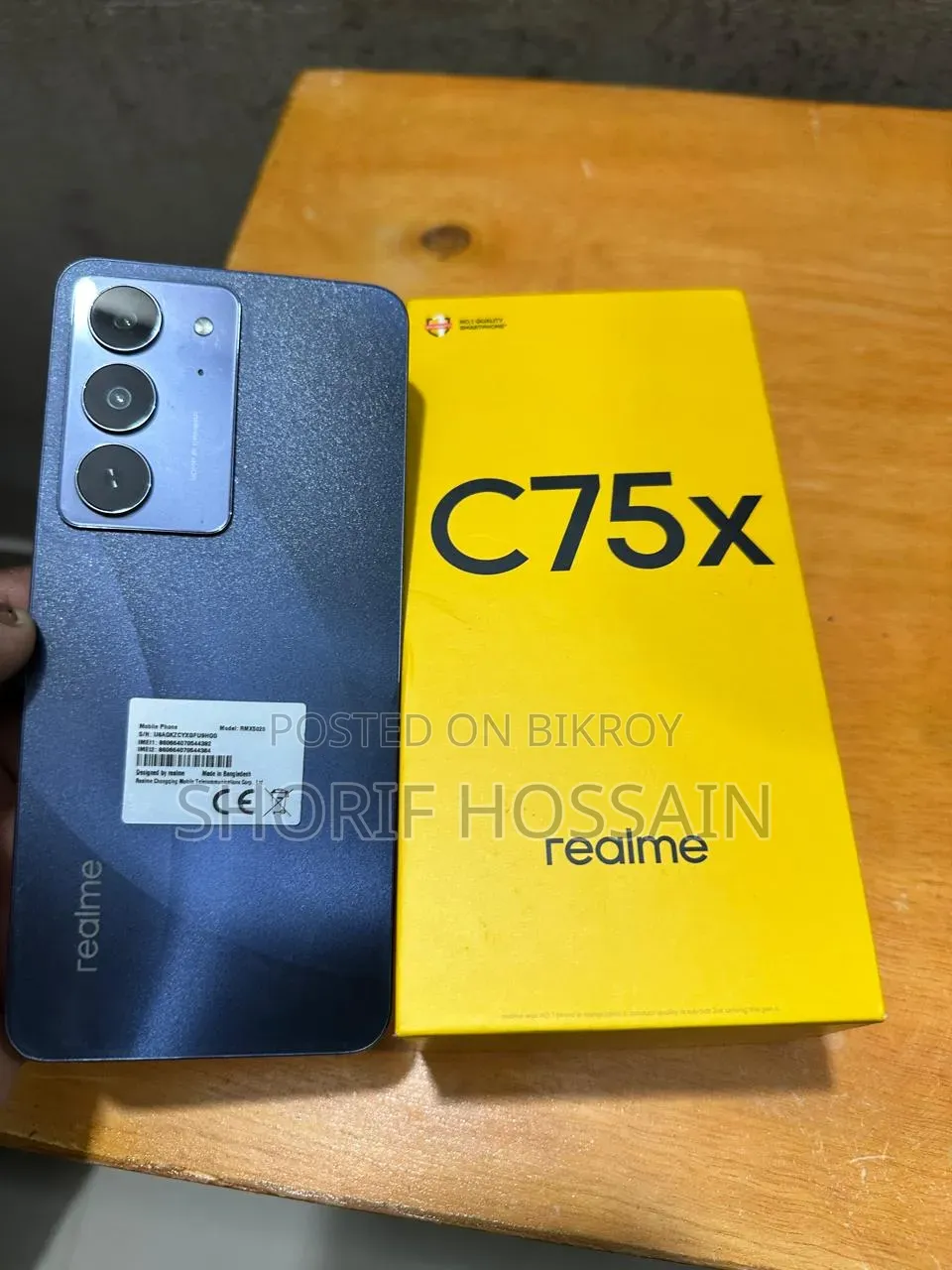New Realme C75x 128 GB Blue