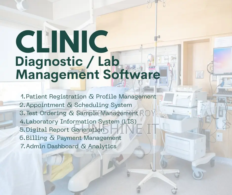 Clinic / Diagnostic Management Software
