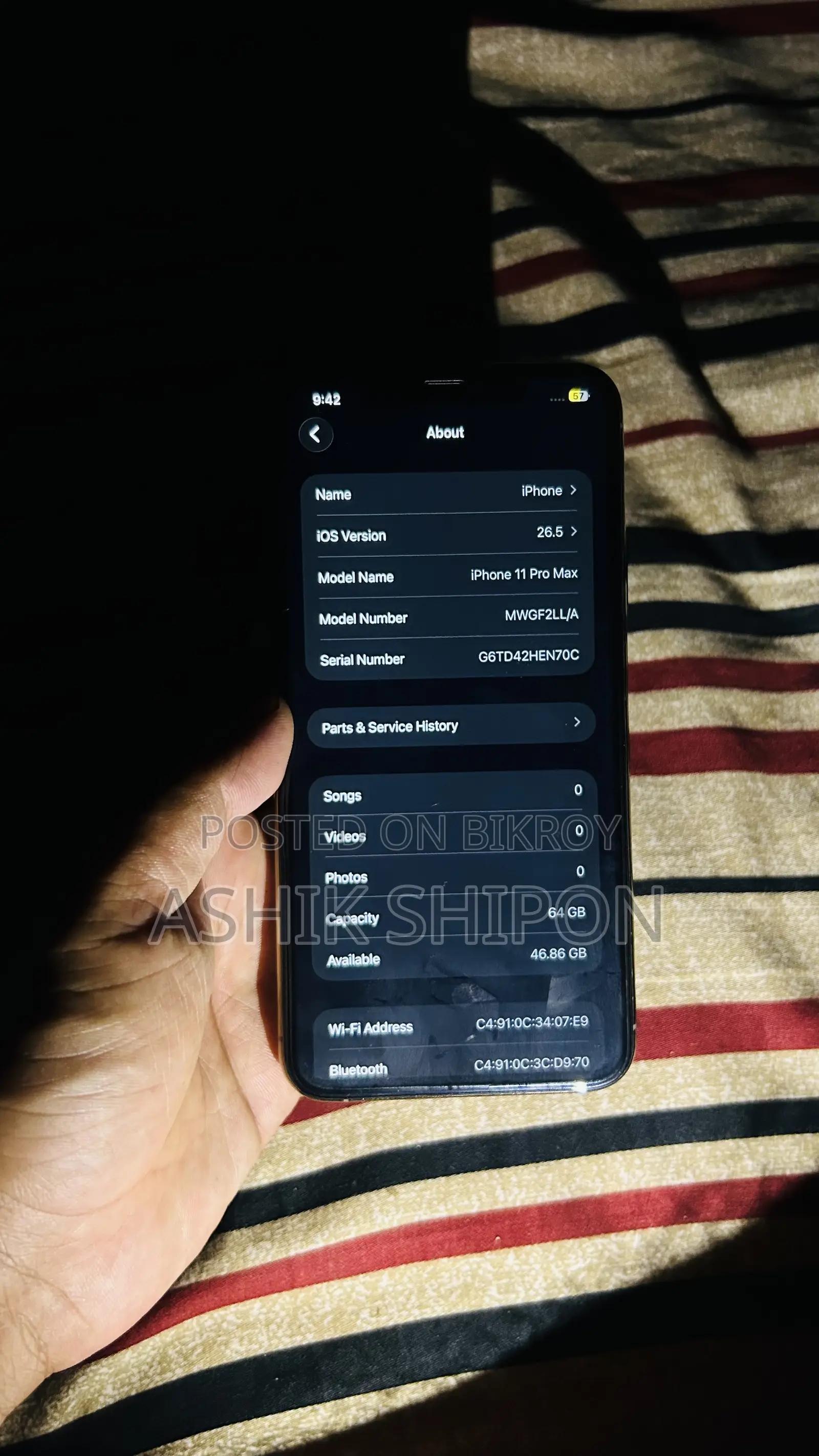 Apple iPhone 11 Pro Max 64 GB Bronze