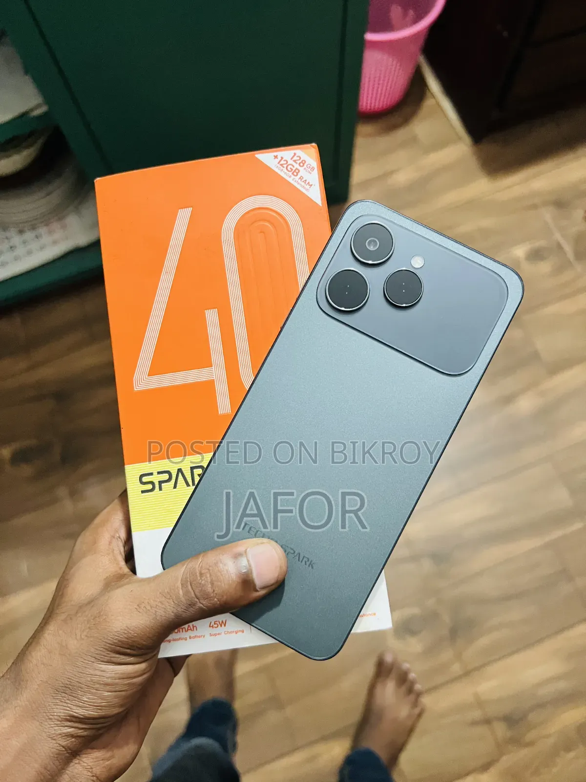 Tecno Spark 40 128 GB Black