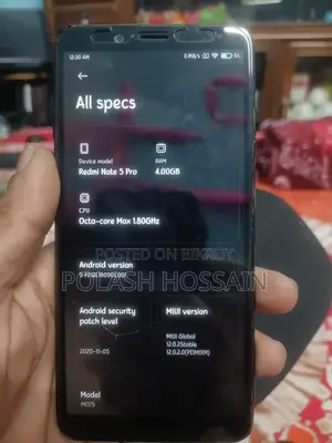 Xiaomi Redmi Note 5 Pro 64 GB Black