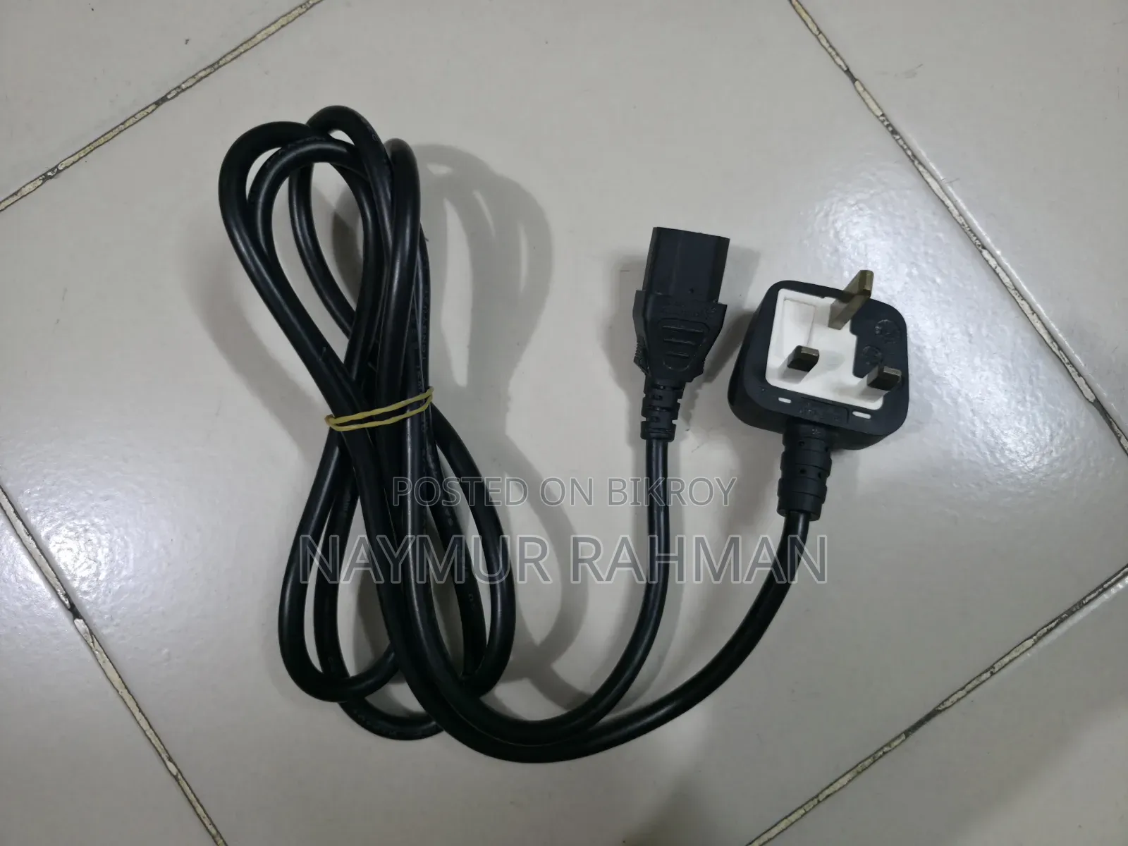 Pc Power Cable 6 feet | Uk 3-Pin | Heavy Duty Volex