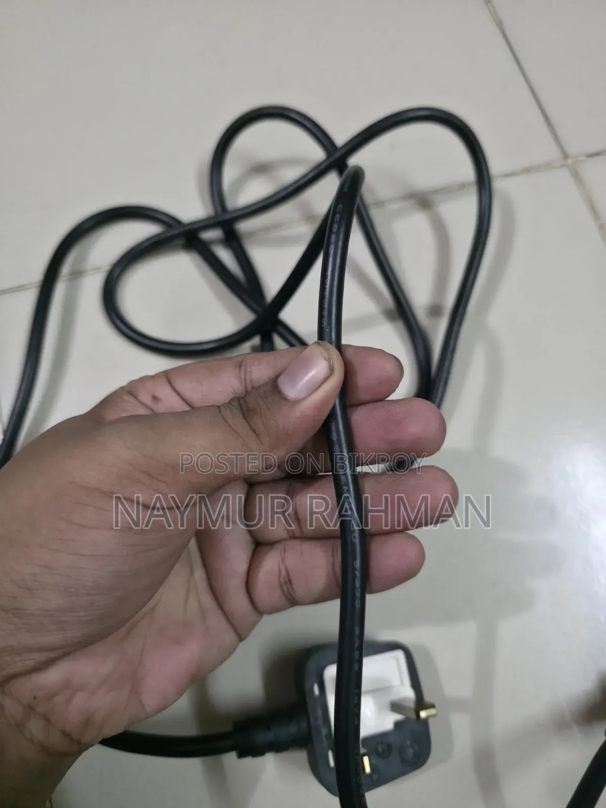Pc Power Cable 6 feet | Uk 3-Pin | Heavy Duty Volex