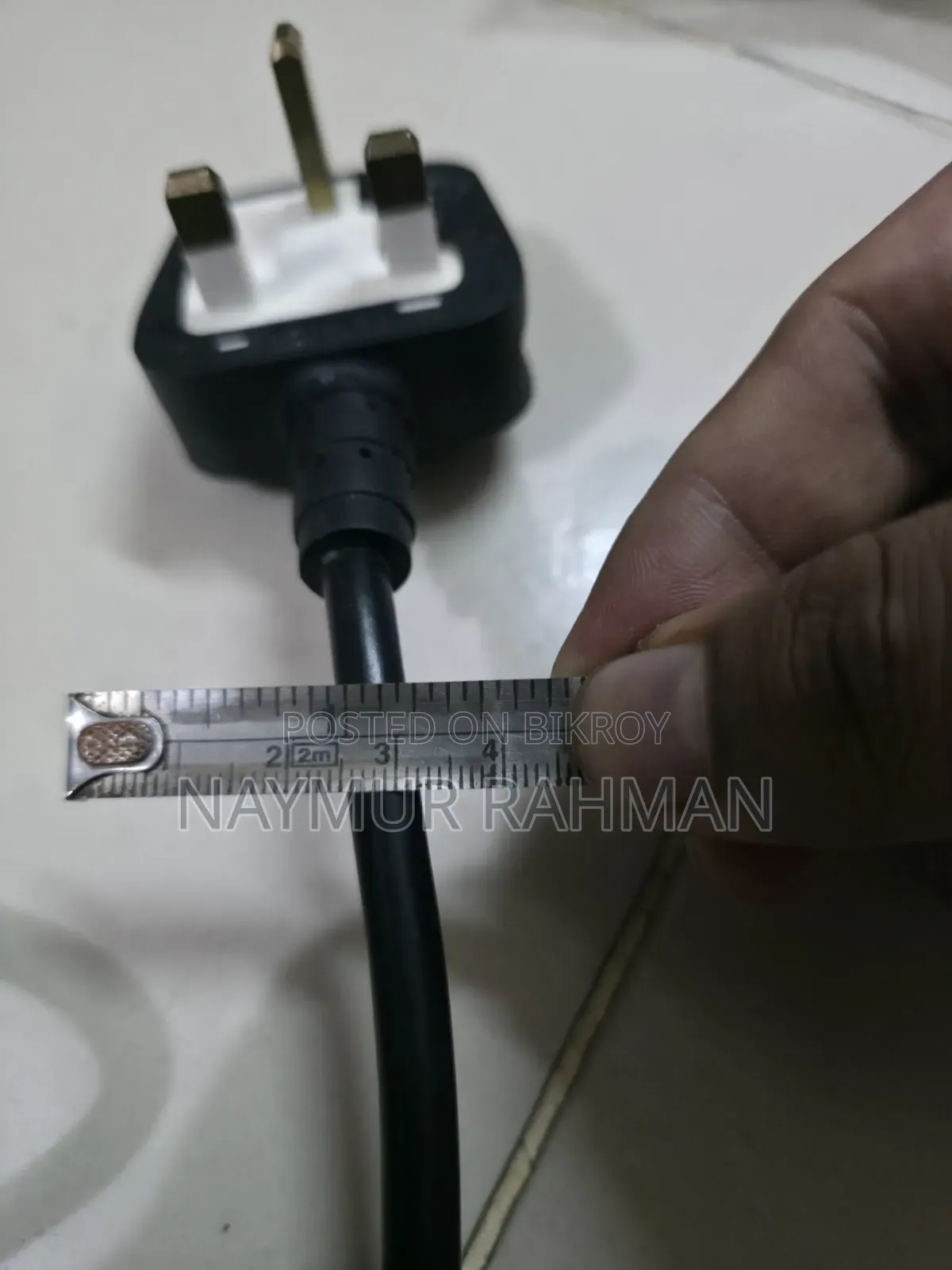 Pc Power Cable 6 feet | Uk 3-Pin | Heavy Duty Volex