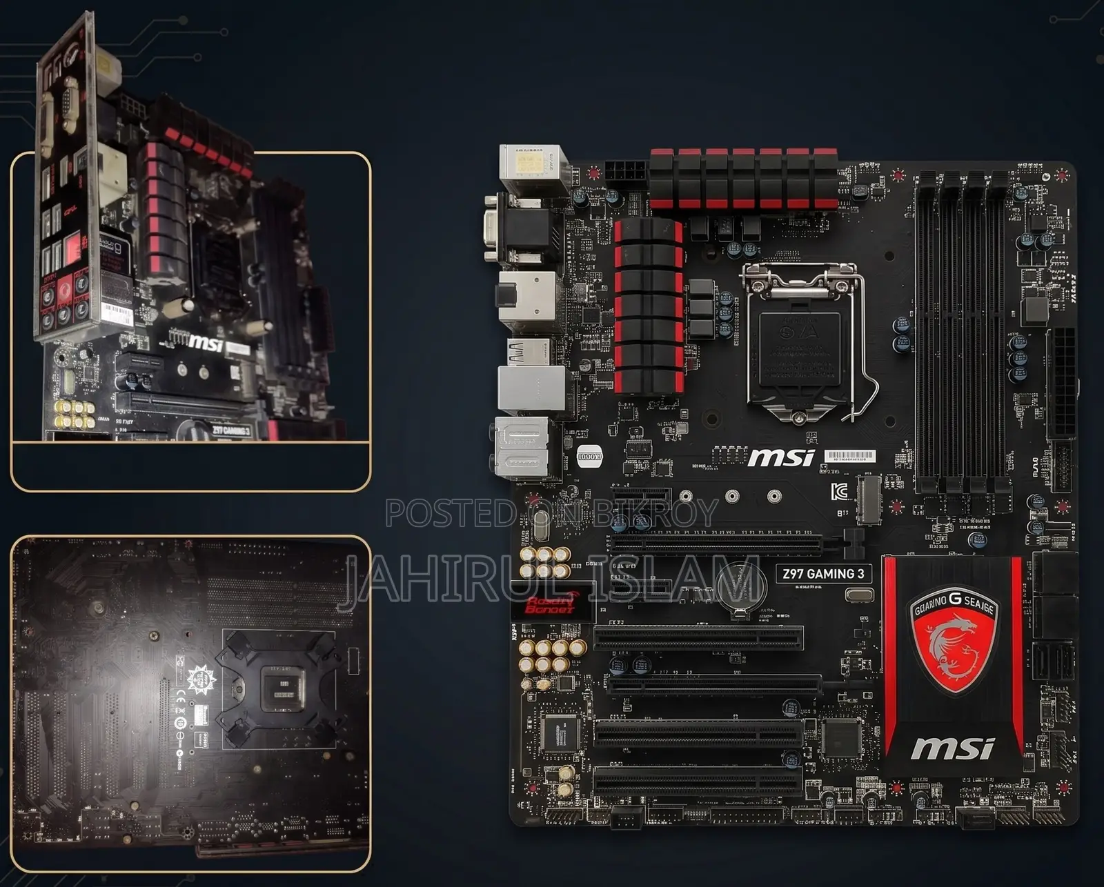 Msi Z97 Gaming 3 Gaming Motherboard | Lga 1150 | Intel Z97 |