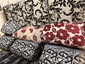 Modern Leather Black Sofa Set