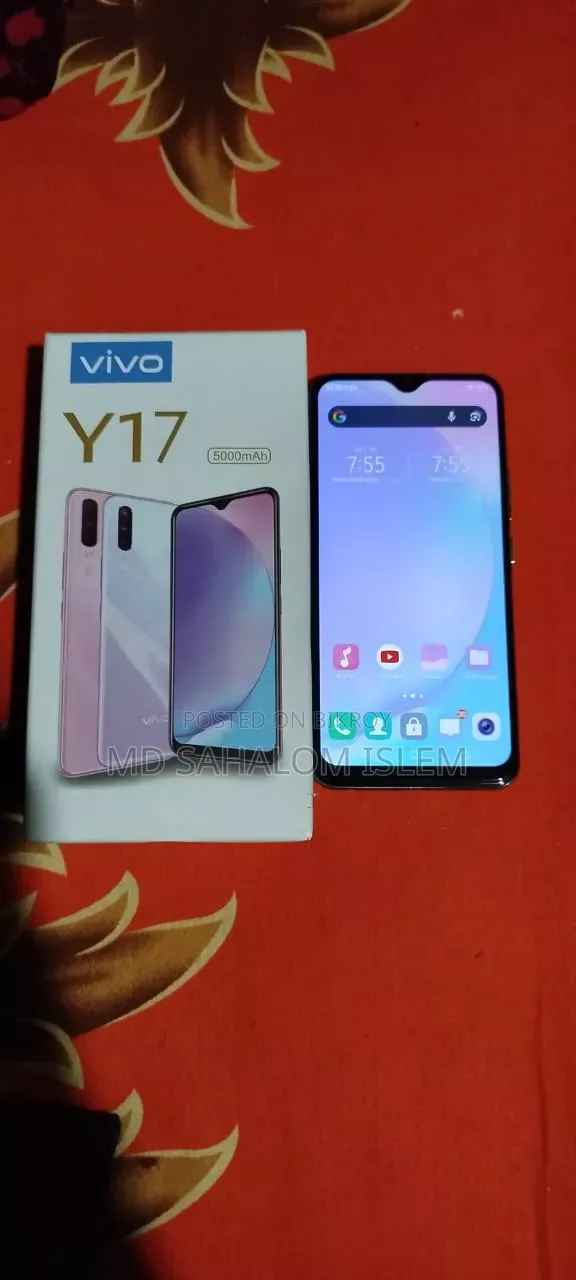 Vivo Y17 256 GB Blue