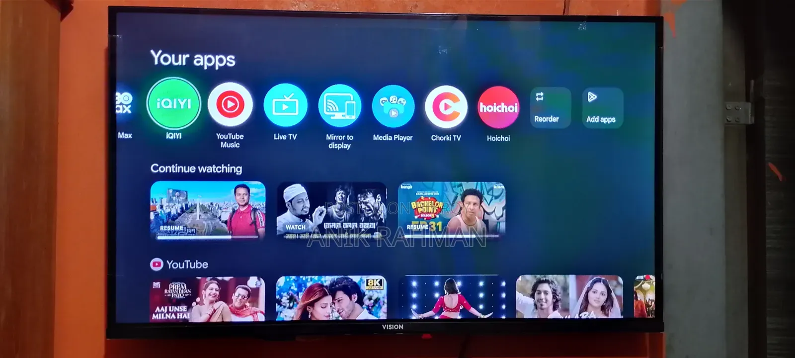 Vision Smart Google Tv 32 Inc"