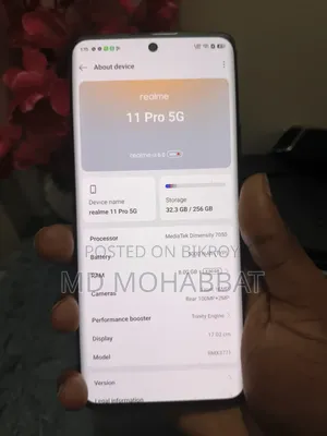 Realme 11 Pro+ 256 GB Black
