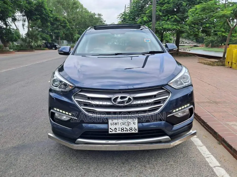 Hyundai Santa Fe 2017 Blue