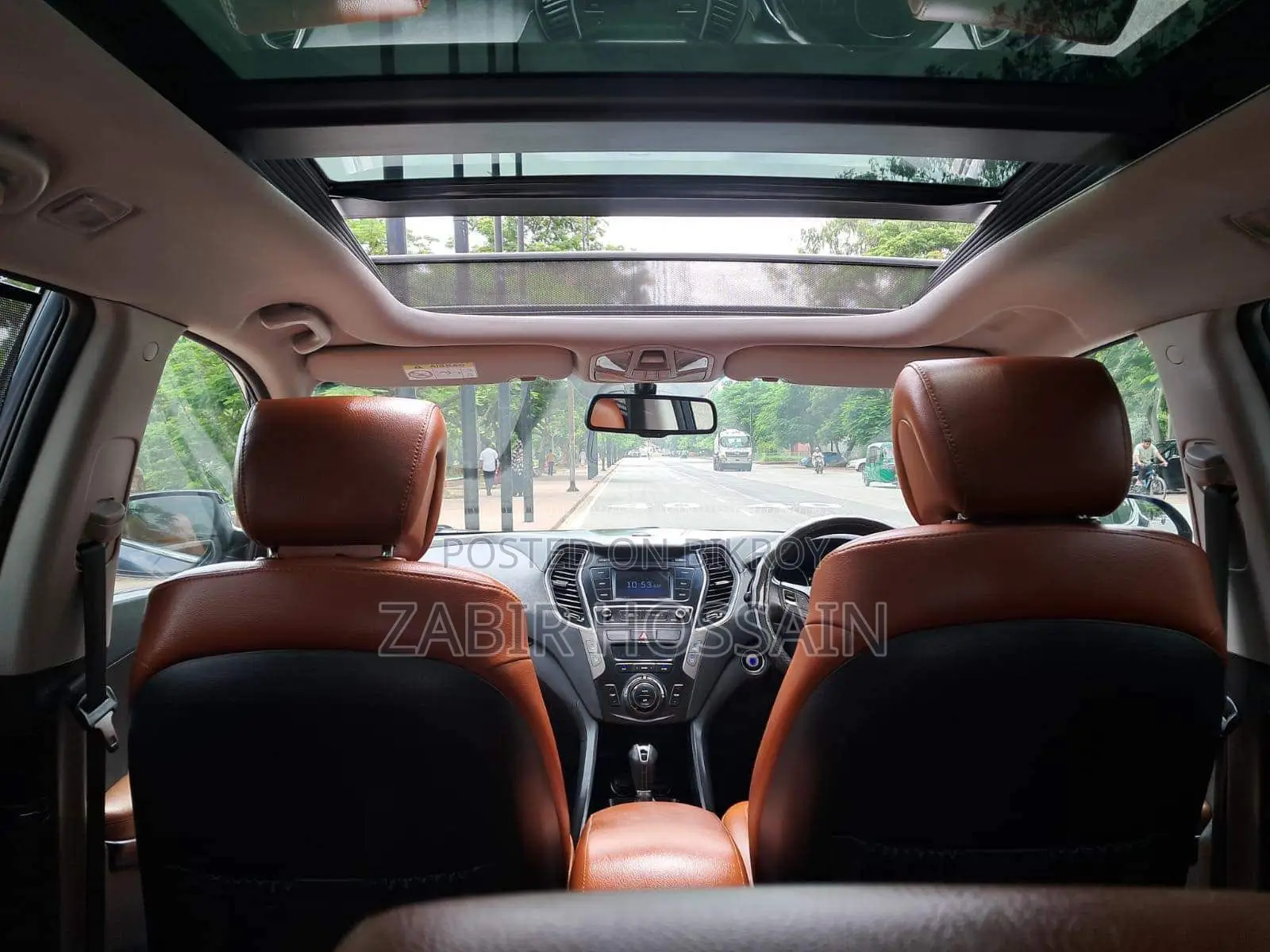 Hyundai Santa Fe 2017 Blue