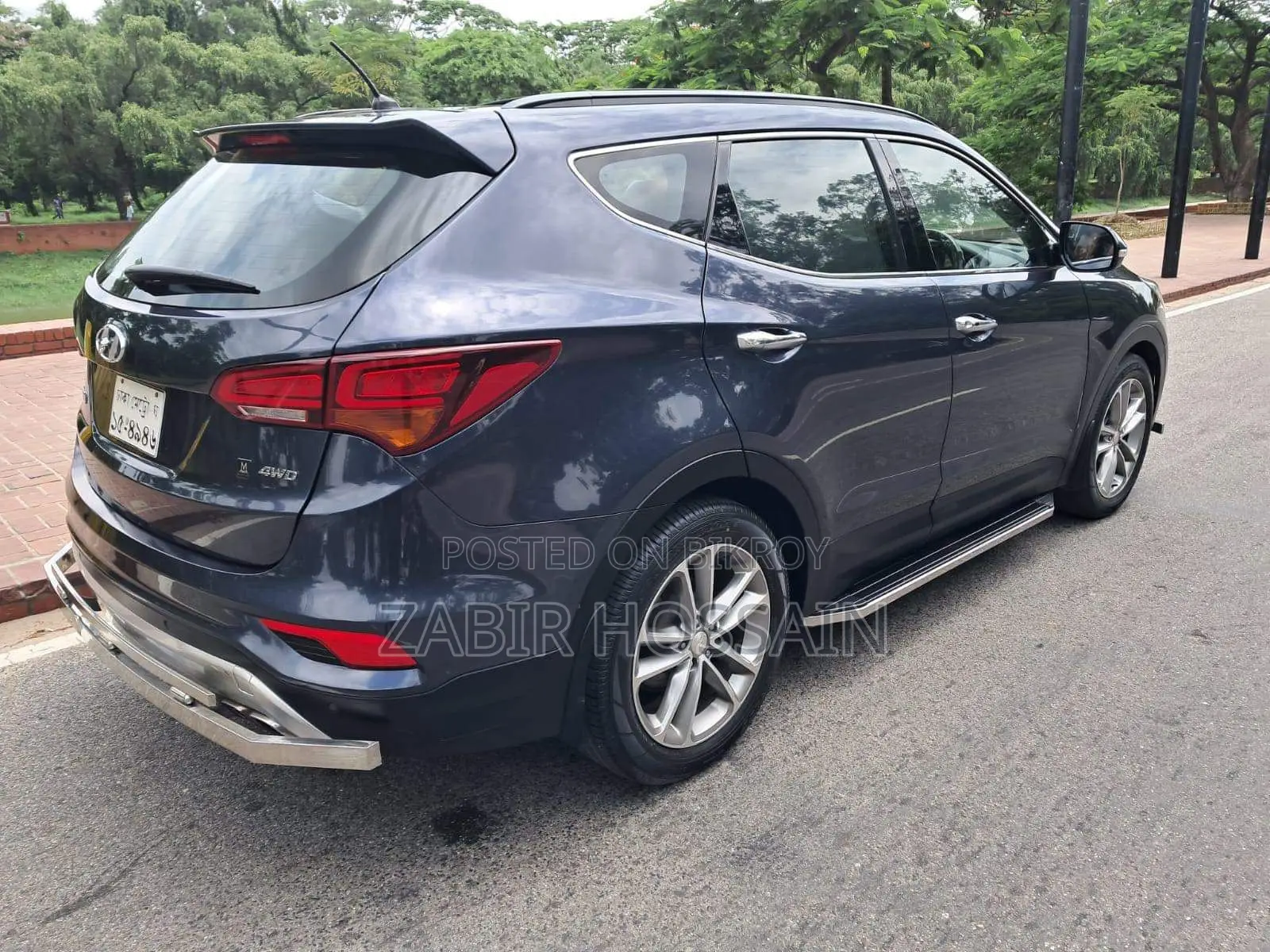 Hyundai Santa Fe 2017 Blue