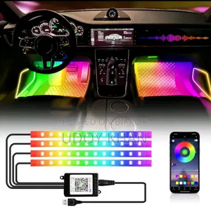 Premium Car RGB Interior Led Neon Lights (App Remote Control) -