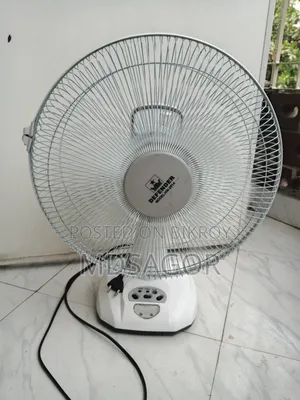 Defender AC/DC 12 Inch Rechargeable Table Fan 6V 4.5AH AC/DC Backup