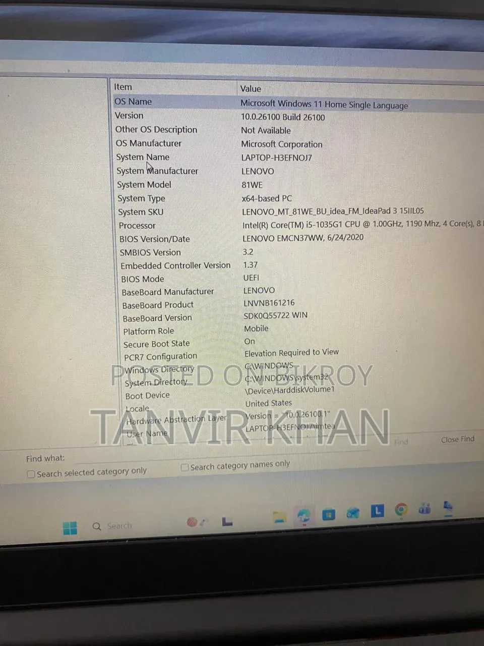 New Laptop Lenovo ThinkPad X1 Carbon 8GB Intel Core i5 SSD 512GB