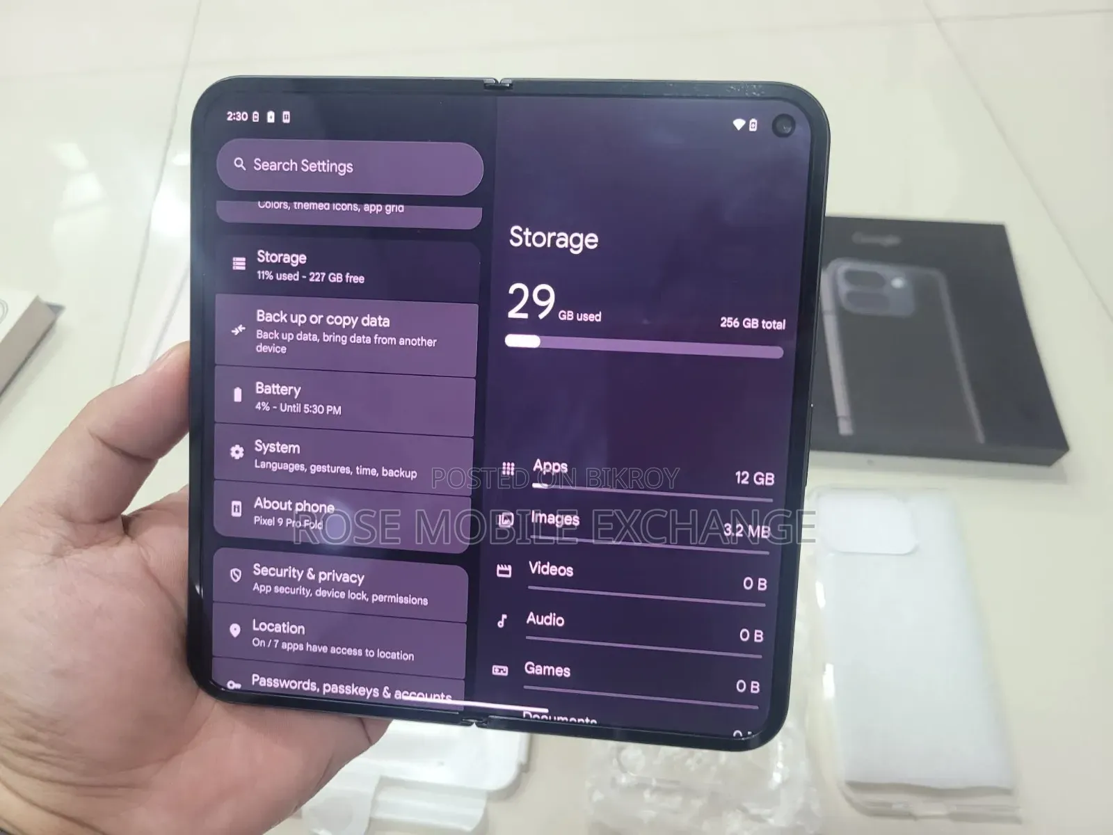 Google Pixel 9 Pro Fold 256 GB