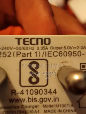Tecno Original Charger Type C