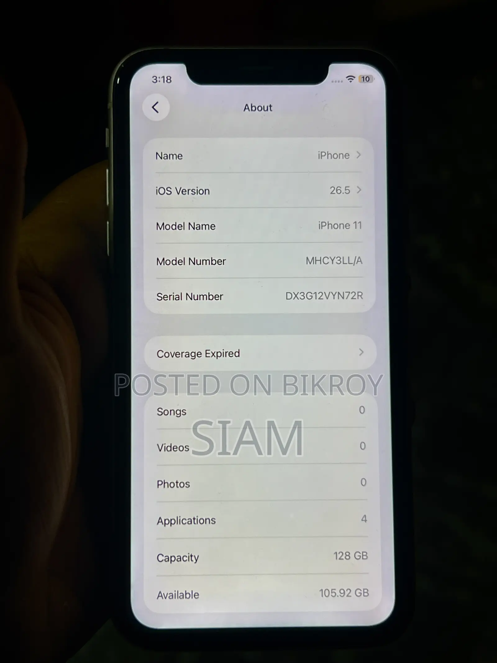 Apple iPhone 11 128 GB White