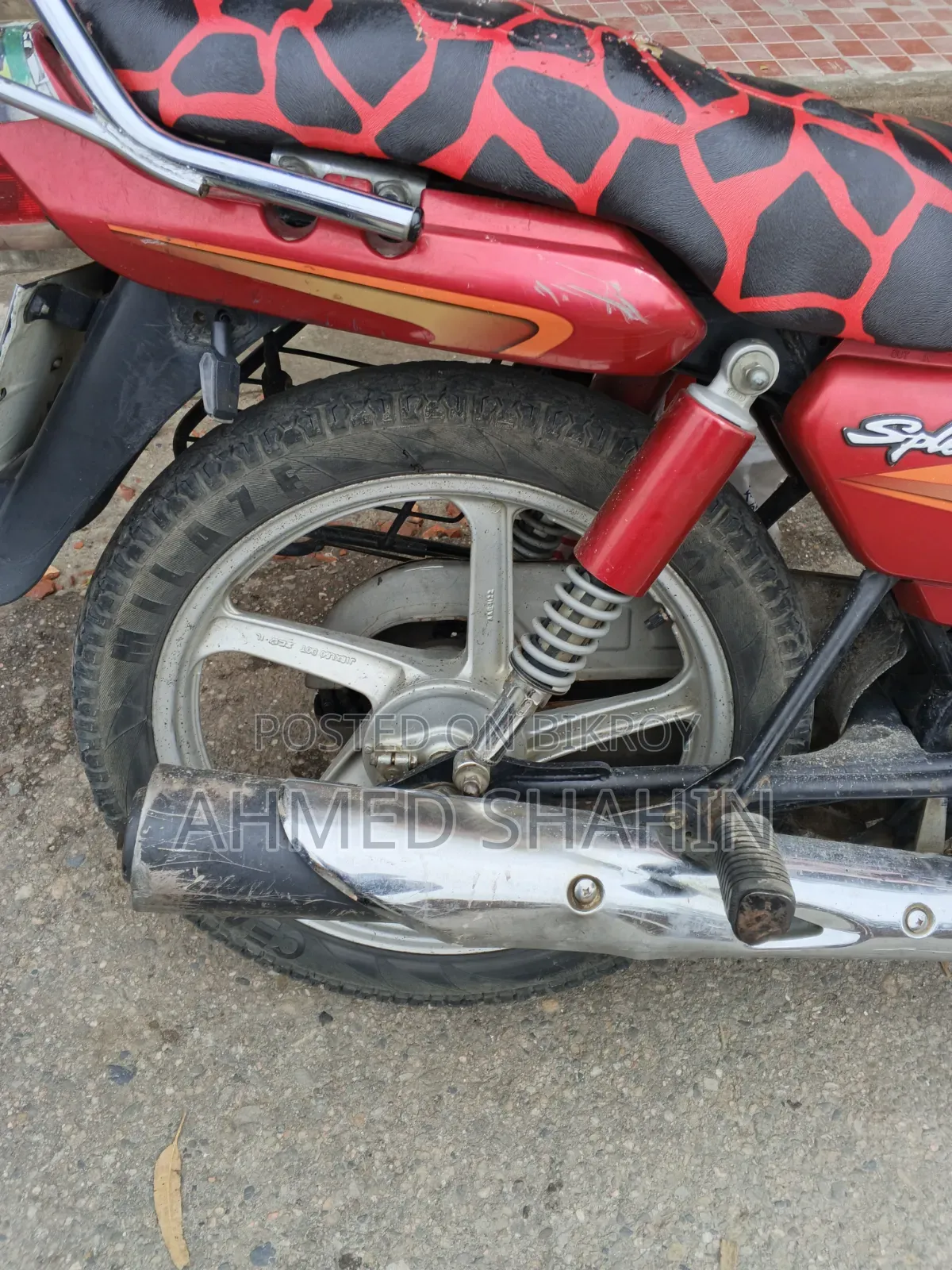 Hero Splendor Plus 2017 Red
