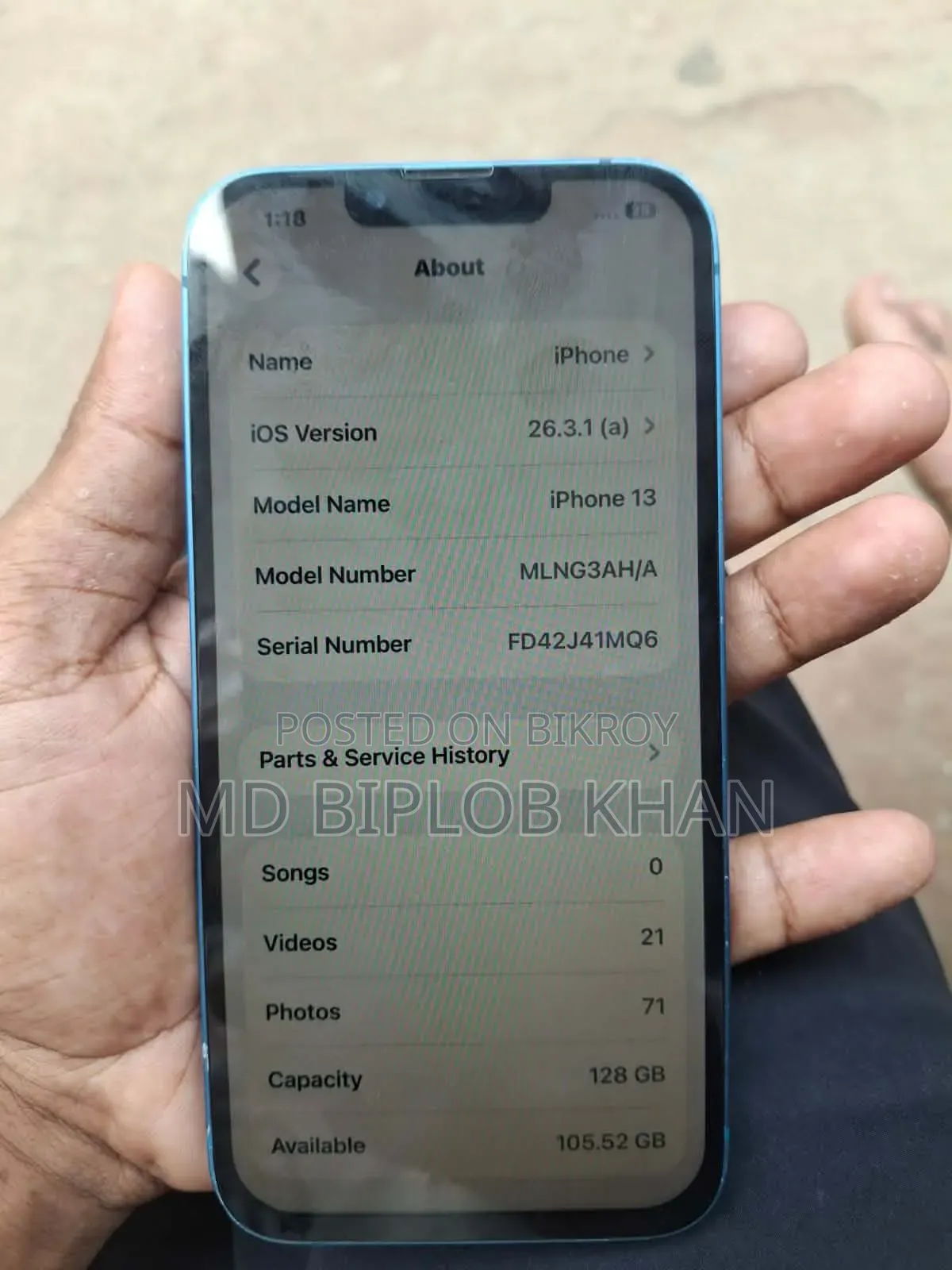 Apple iPhone 13 128 GB Blue