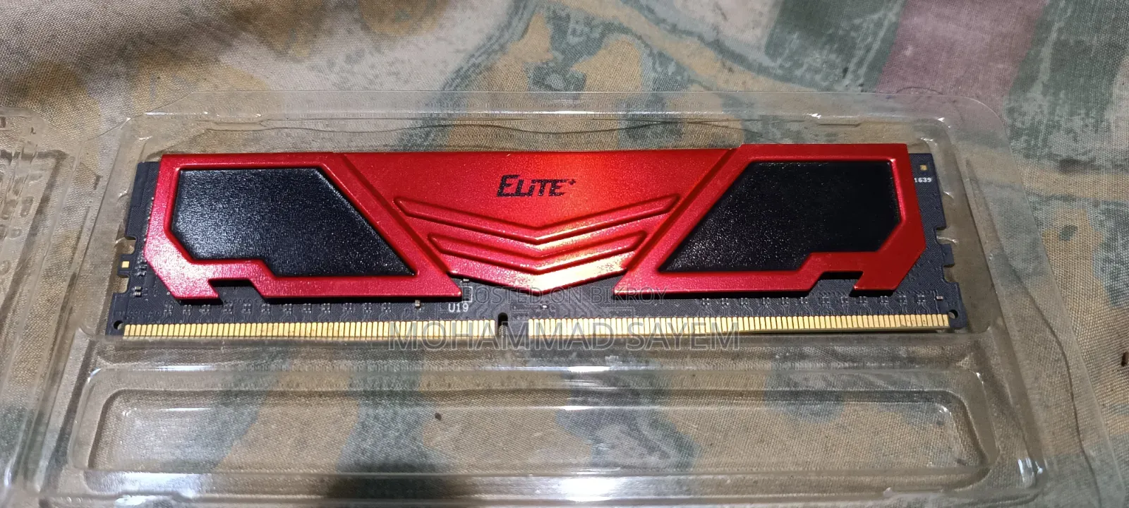 Team Elite Plus Red 8GB DDR4 2400, U-DIMM Desktop RAM Module
