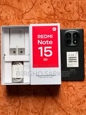 New Xiaomi Redmi 15 5G 256 GB Black