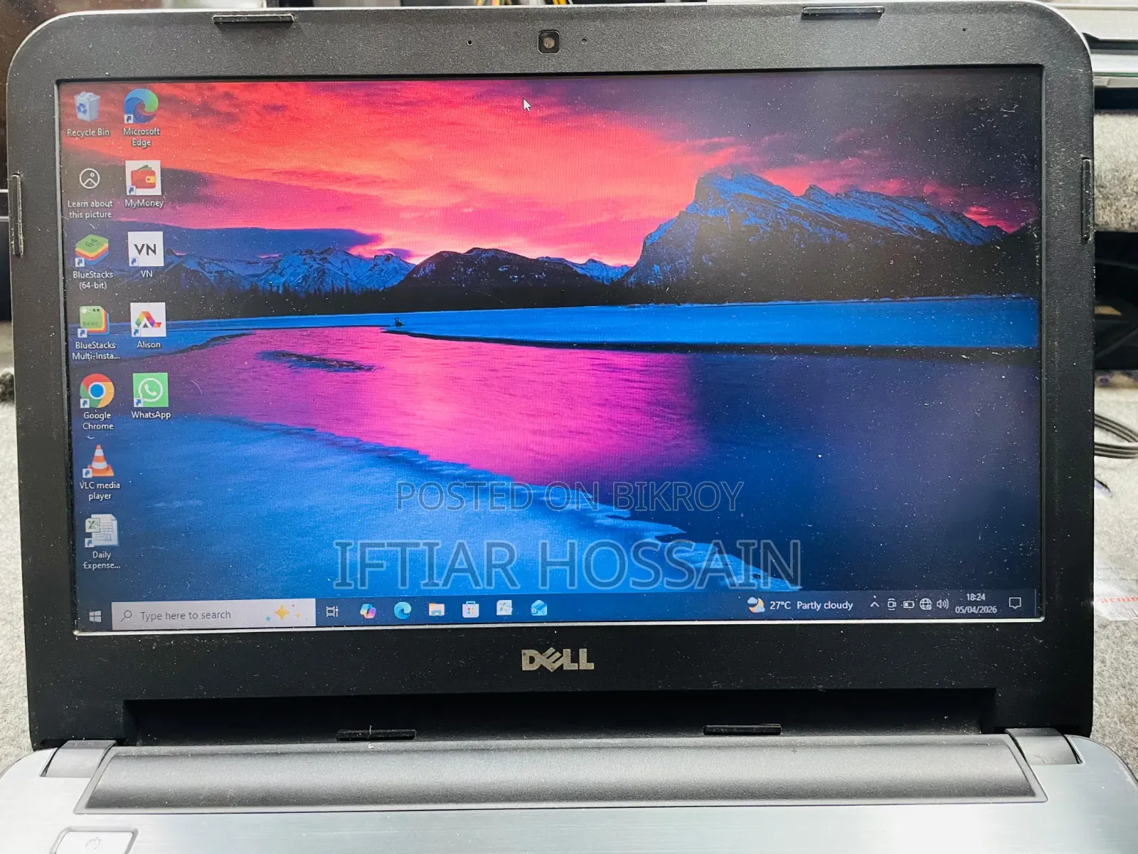 Laptop Dell 8GB Intel Core I5 SSD 128GB