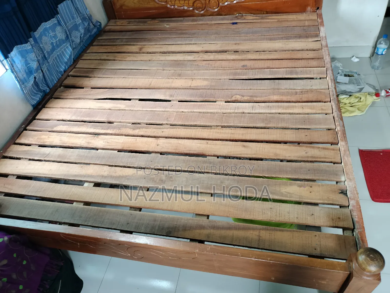 High-quality wooden bed for sale
