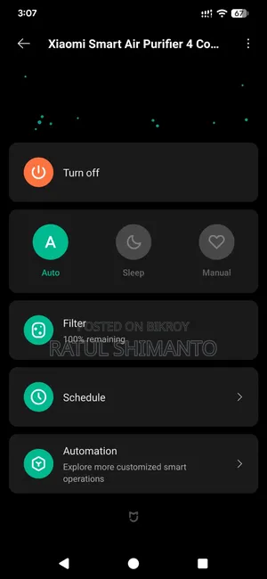 Xiaomi Air Purifier Intact Box