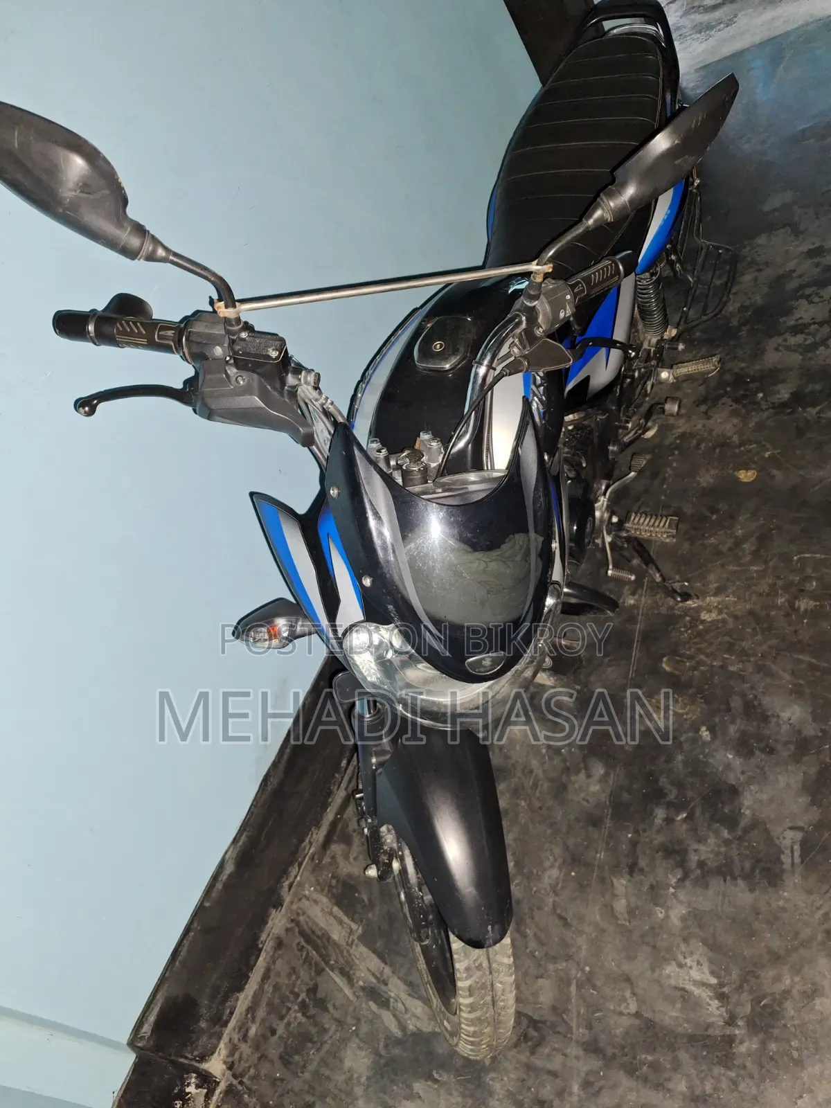 New Bajaj Discover 125 2022 Blue