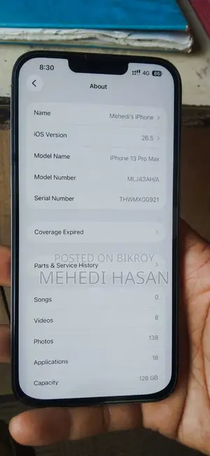 Apple iPhone 13 Pro Max 128 GB Silver
