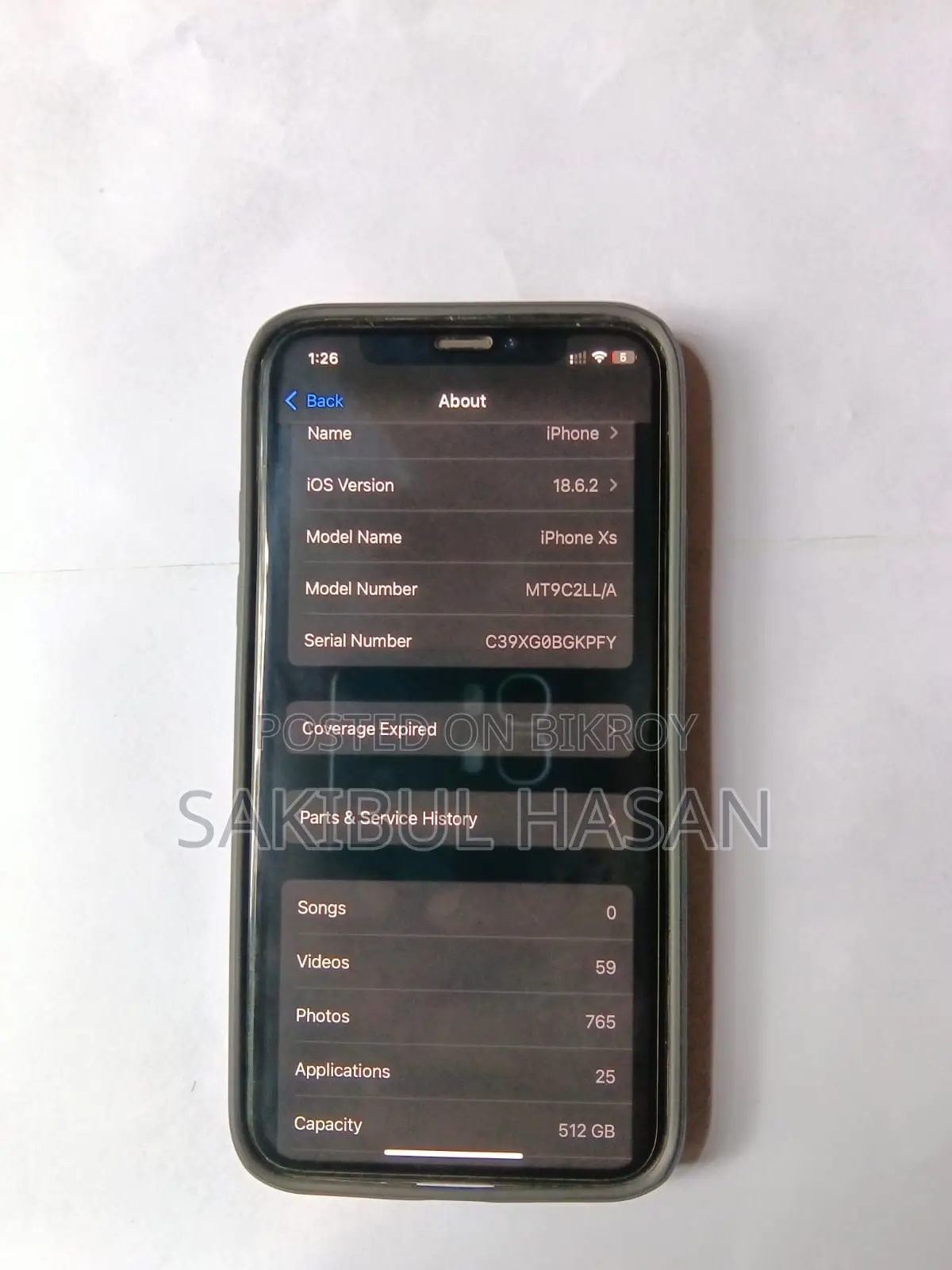 Apple iPhone XS 512 GB White