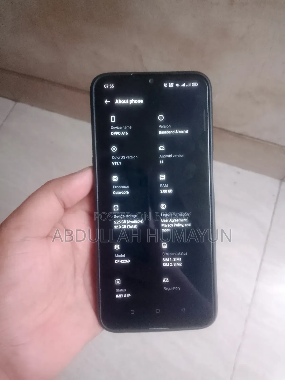 Oppo A16 32 GB Black