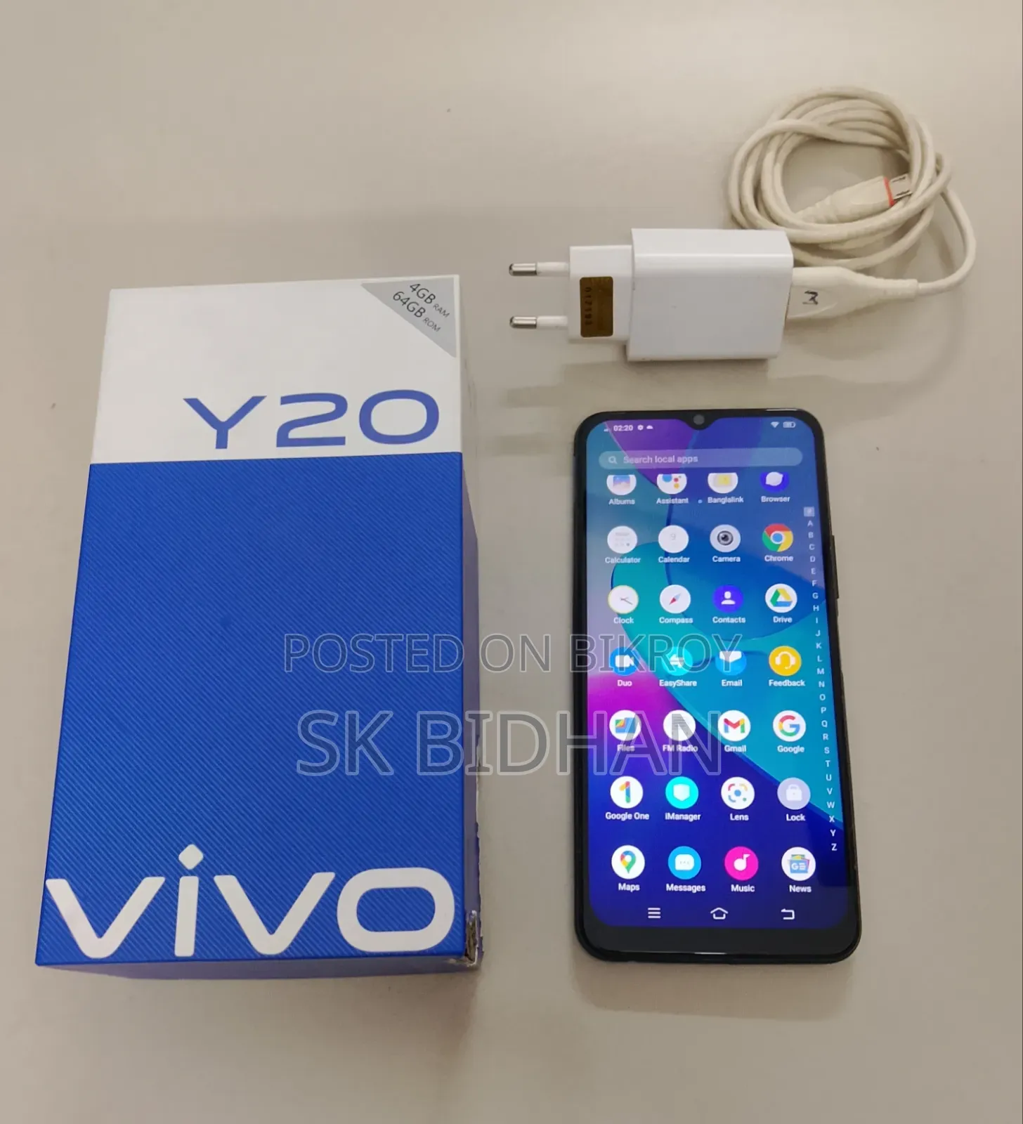Vivo Y20 64 GB Blue