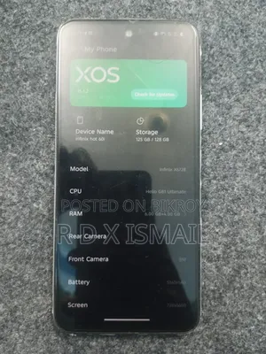 Infinix Hot 60i 128 GB Silver