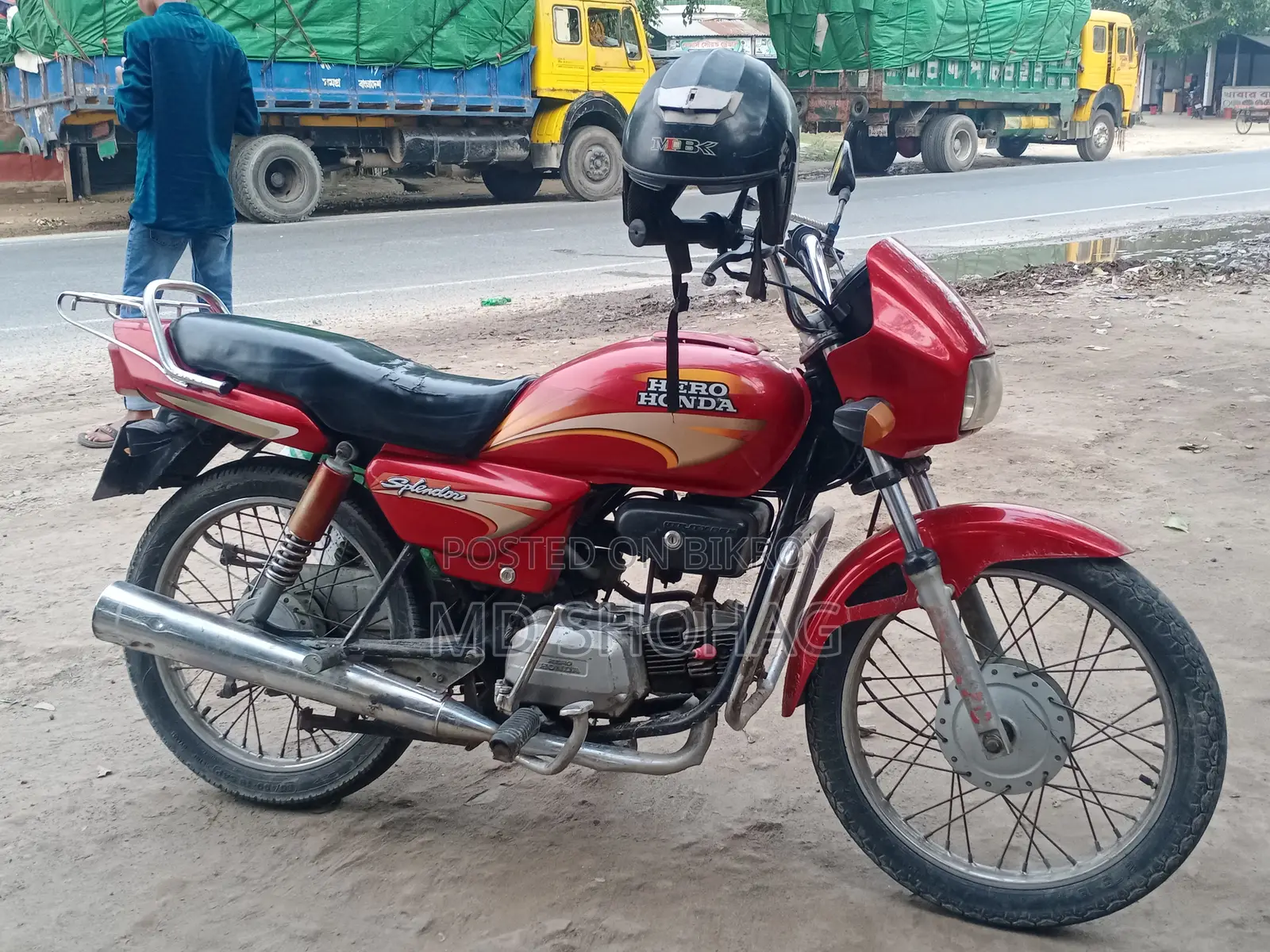 হিরো স্প্লেন্ডার ১১০ ২০১৬ রেড