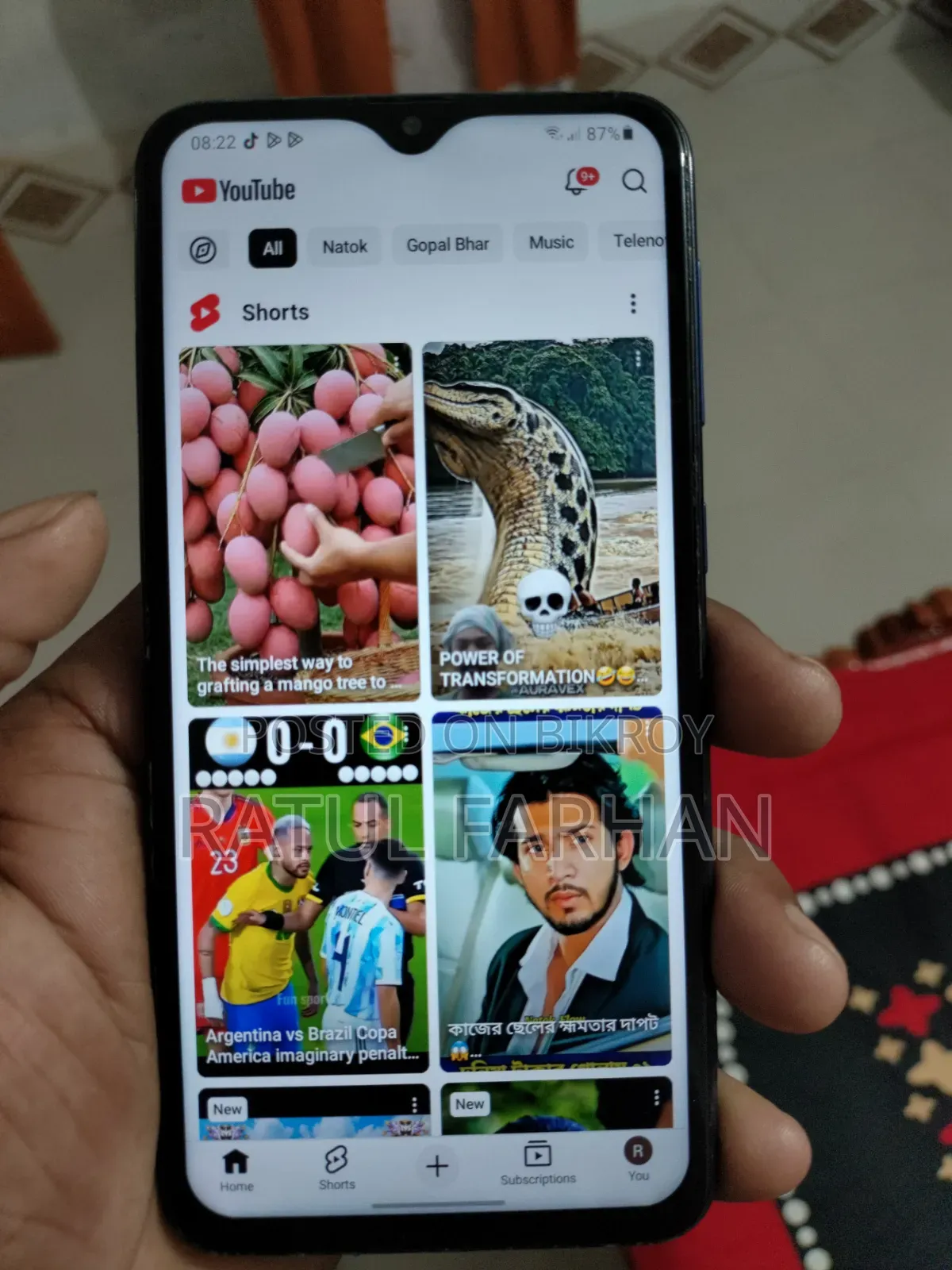 Samsung A10 32 GB Blue