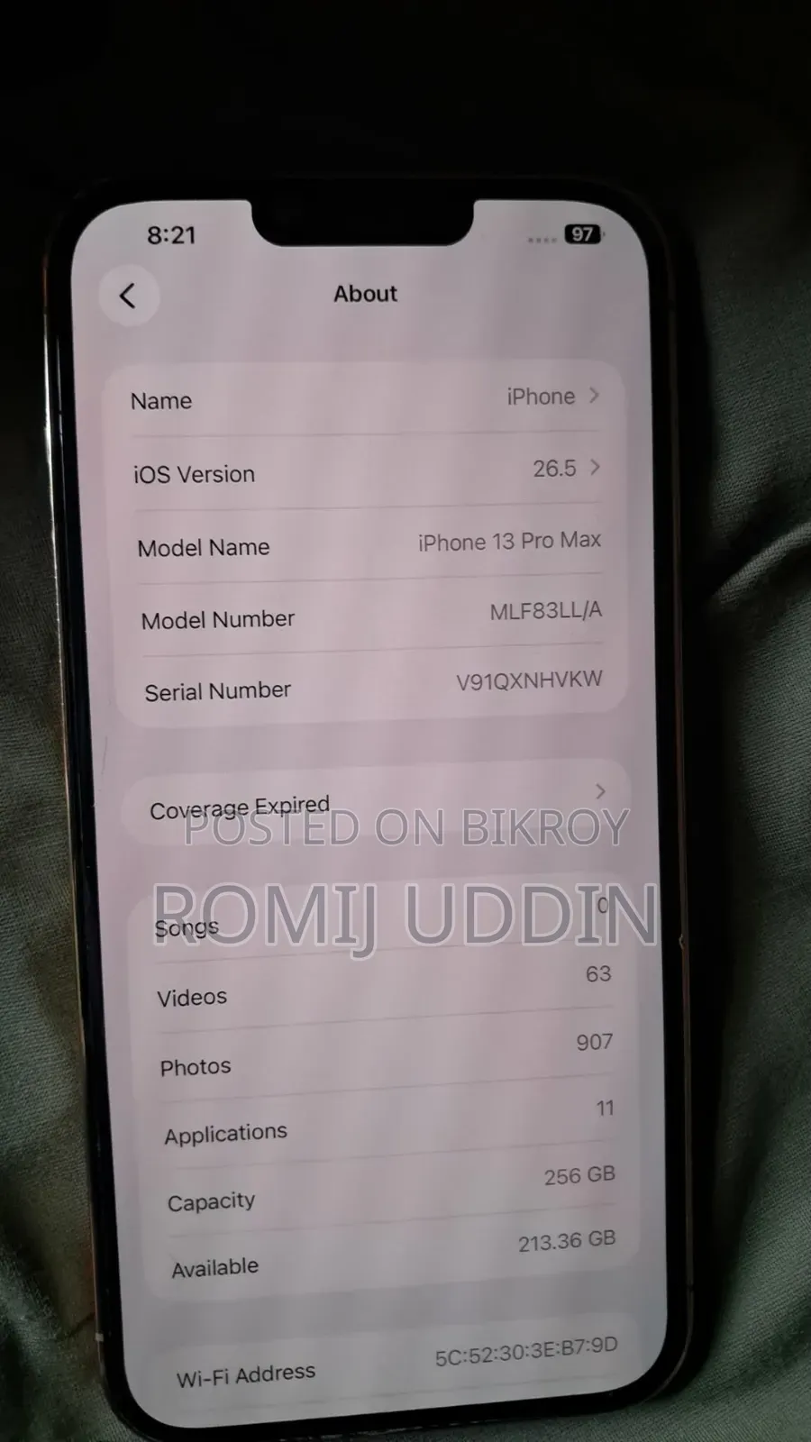 Apple iPhone 13 Pro Max 512 GB Silver