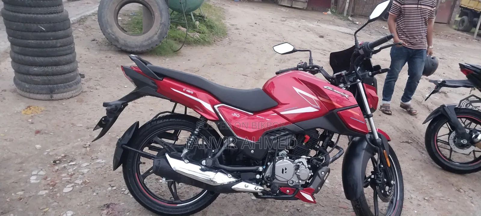 New Hero Glamour X 125 2026 Red
