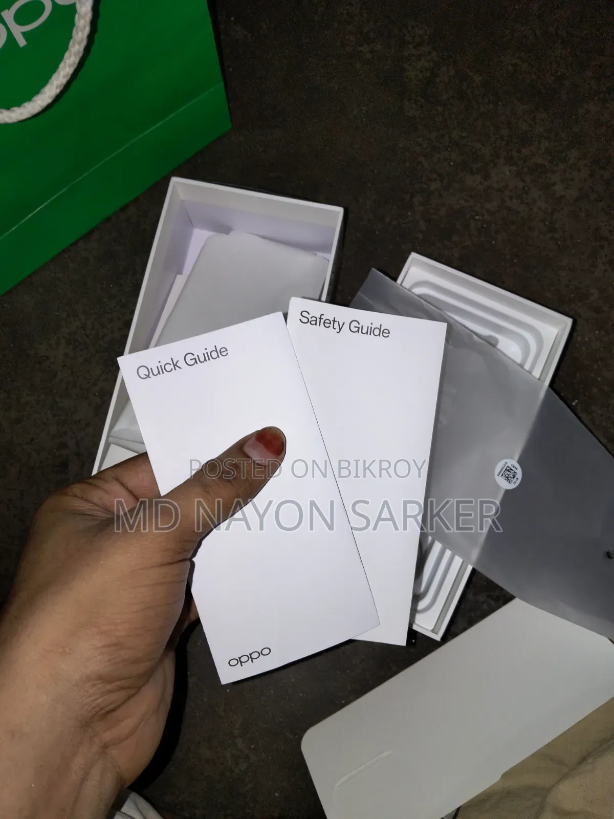 New Oppo A6 128 GB Blue